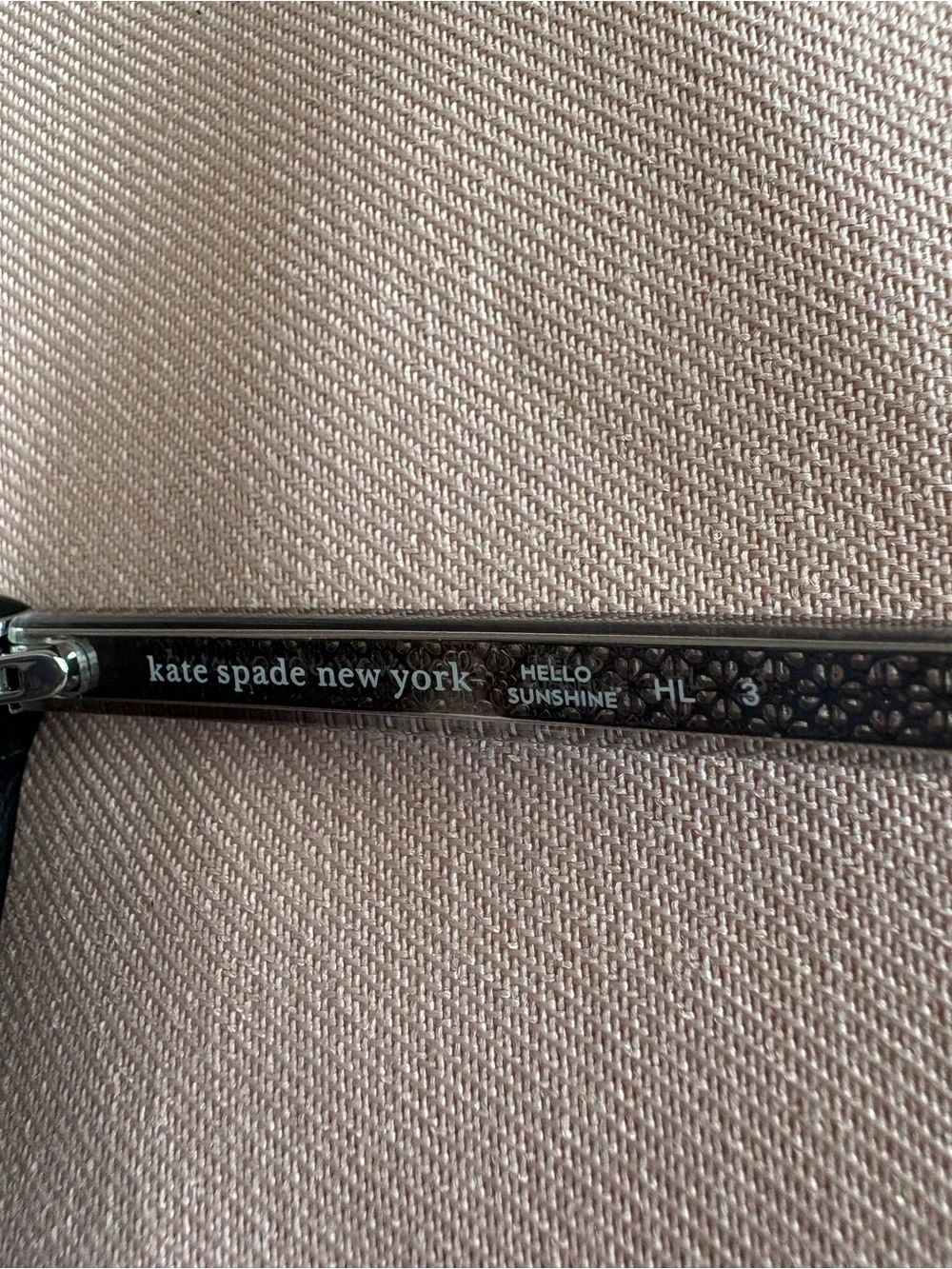 kate spade Black Cat-Eye Sunglasses with Dark Lenses